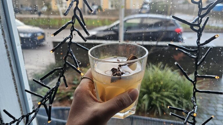 foto van verwarmend appeldrankje