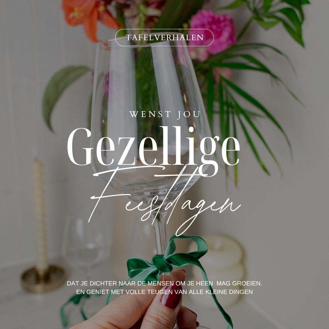 Tafelverhalen wenst je fijne feestdagen