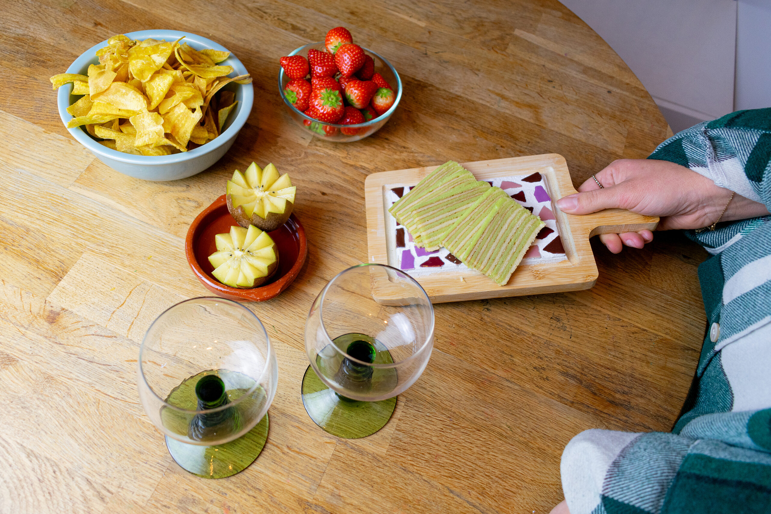 Tafel met hapjes